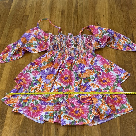 Shein | Women’s Floral Sleeveless Romper with Tie Front - Picture 11 of 16